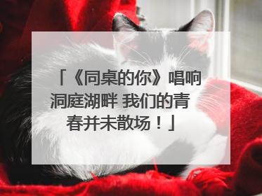 《同桌的你》唱响洞庭湖畔 我们的青春并未散场！