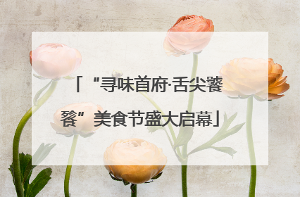 “寻味首府·舌尖饕餮”美食节盛大启幕
