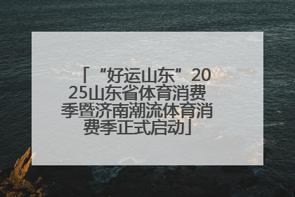 “好运山东”2025山东省体育消费季暨济南潮流体育消费季正式启动