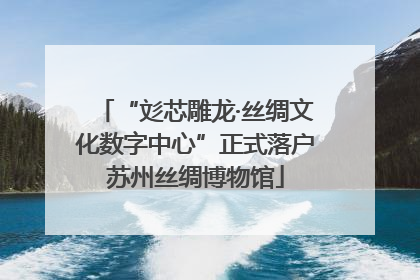 “彣芯雕龙·丝绸文化数字中心”正式落户苏州丝绸博物馆