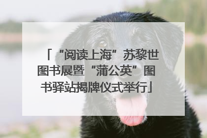 “阅读上海”苏黎世图书展暨“蒲公英”图书驿站揭牌仪式举行