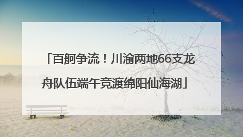 百舸争流！川渝两地66支龙舟队伍端午竞渡绵阳仙海湖