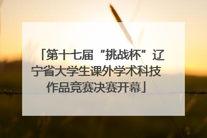 第十七届“挑战杯”辽宁省大学生课外学术科技作品竞赛决赛开幕