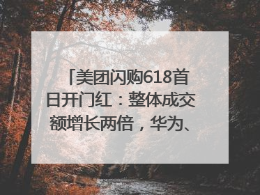 美团闪购618首日开门红：整体成交额增长两倍，华为、Apple、沃尔玛等近800个品牌翻倍增长