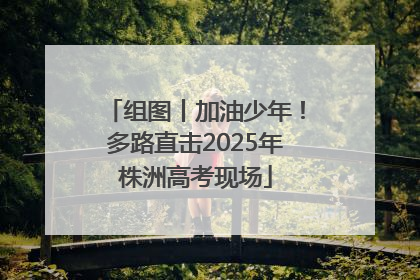 组图丨加油少年！多路直击2025年株洲高考现场