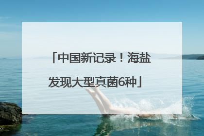 中国新记录！海盐发现大型真菌6种