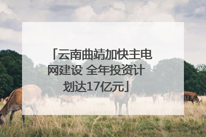 云南曲靖加快主电网建设 全年投资计划达17亿元