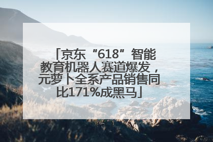 京东“618”智能教育机器人赛道爆发，元萝卜全系产品销售同比171%成黑马
