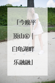 今晚平顶山⑥｜白龟湖畔乐融融