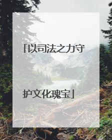 以司法之力守护文化瑰宝