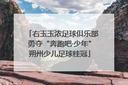 右玉玉浓足球俱乐部勇夺“奔跑吧·少年”朔州少儿足球桂冠