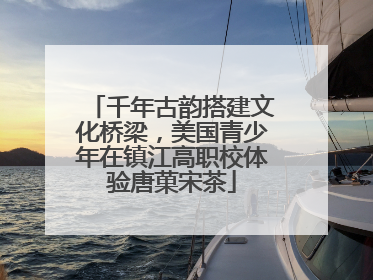千年古韵搭建文化桥梁，美国青少年在镇江高职校体验唐菓宋茶