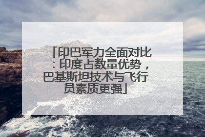 印巴军力全面对比：印度占数量优势，巴基斯坦技术与飞行员素质更强