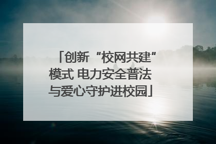创新“校网共建”模式 电力安全普法与爱心守护进校园