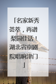 名家新秀荟萃，再谱梨园佳话！湖北省京剧院唱响津门