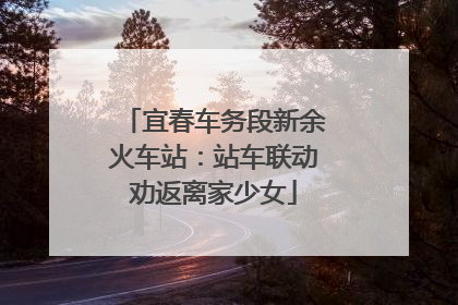 宜春车务段新余火车站：站车联动劝返离家少女