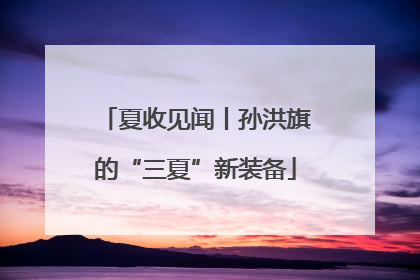 夏收见闻丨孙洪旗的“三夏”新装备
