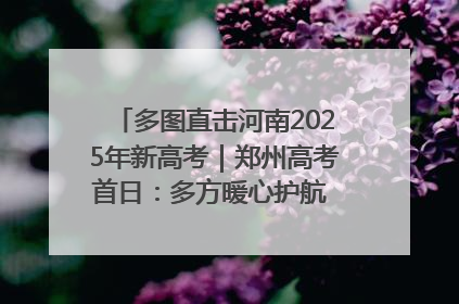 多图直击河南2025年新高考｜郑州高考首日：多方暖心护航 助力学子逐梦