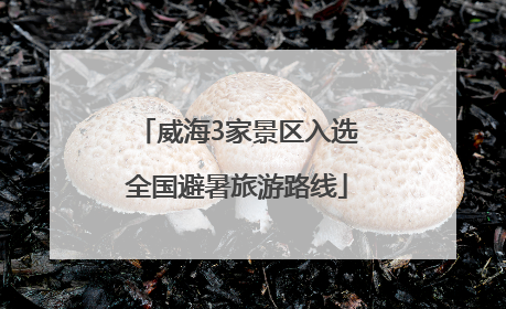 威海3家景区入选全国避暑旅游路线