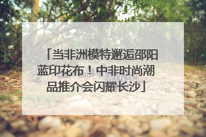 当非洲模特邂逅邵阳蓝印花布！中非时尚潮品推介会闪耀长沙