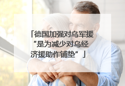德国加强对乌军援 “是为减少对乌经济援助作铺垫”