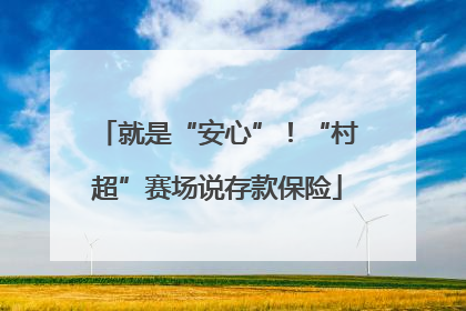 就是“安心”！“村超”赛场说存款保险