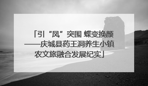 引“凤”突围 蝶变换颜——庆城县药王洞养生小镇农文旅融合发展纪实