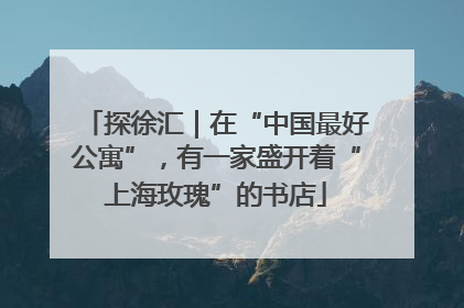 探徐汇｜在“中国最好公寓”，有一家盛开着“上海玫瑰”的书店