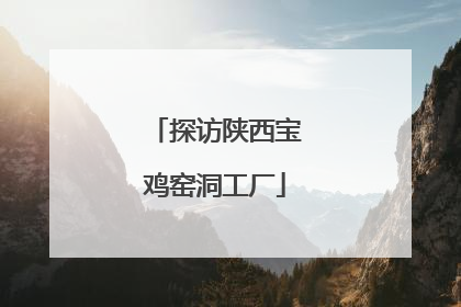 探访陕西宝鸡窑洞工厂