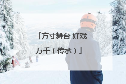 方寸舞台 好戏万千（传承）