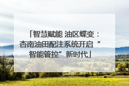 智慧赋能 油区蝶变：杏南油田配注系统开启“智能管控”新时代