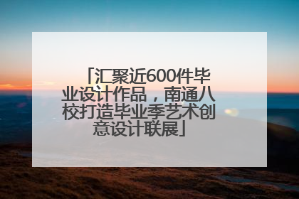 汇聚近600件毕业设计作品，南通八校打造毕业季艺术创意设计联展
