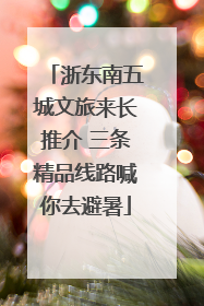 浙东南五城文旅来长推介 三条精品线路喊你去避暑