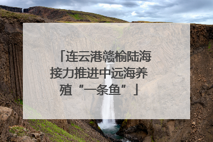 连云港赣榆陆海接力推进中远海养殖“一条鱼”