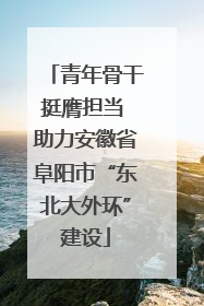 青年骨干挺膺担当 助力安徽省阜阳市“东北大外环”建设