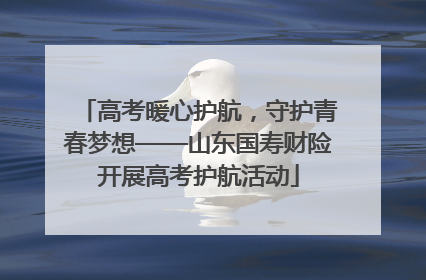 高考暖心护航，守护青春梦想——山东国寿财险开展高考护航活动