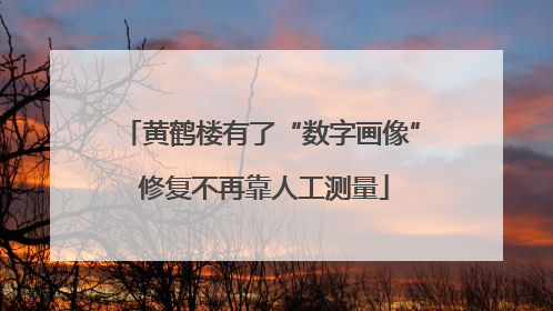 黄鹤楼有了“数字画像” 修复不再靠人工测量