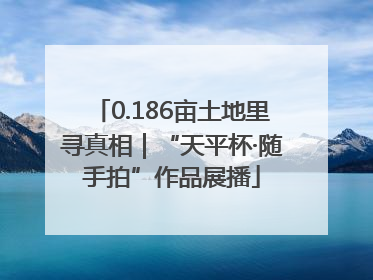 0.186亩土地里寻真相｜“天平杯·随手拍”作品展播