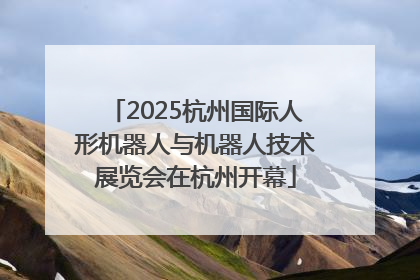 2025杭州国际人形机器人与机器人技术展览会在杭州开幕