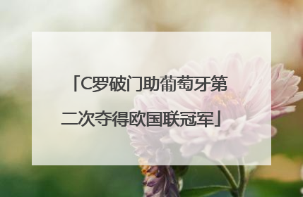 C罗破门助葡萄牙第二次夺得欧国联冠军
