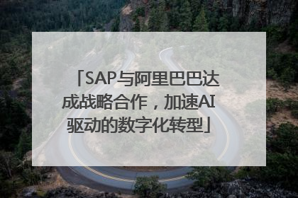 SAP与阿里巴巴达成战略合作，加速AI驱动的数字化转型